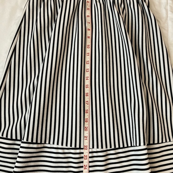 Black and White Stripped Skirt - Picture 5 of 5